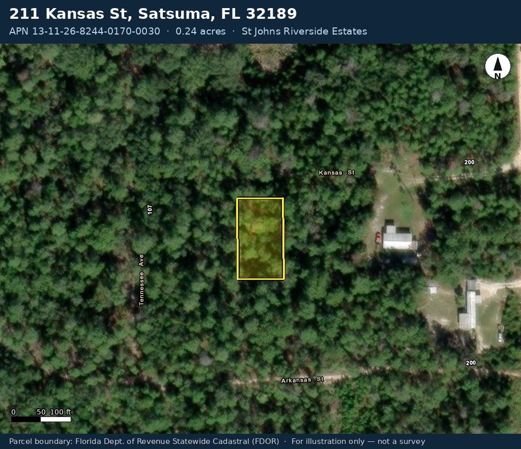 Lot for Camping — Near the St. Johns River