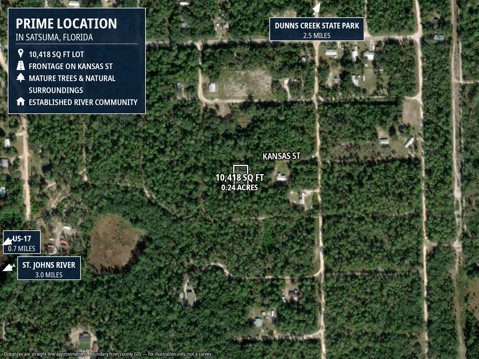 Lot for Camping — Near the St. Johns River