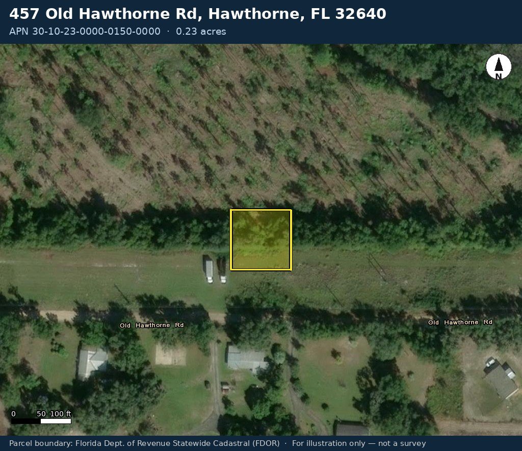 Lot for Contractor and Equipment Storage — Off SR-20, Hawthorne