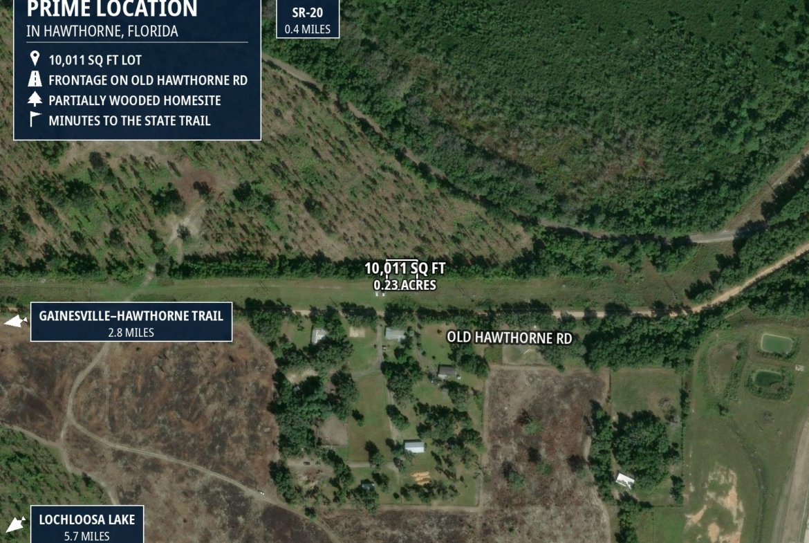 Lot for Contractor and Equipment Storage — Off SR-20, Hawthorne