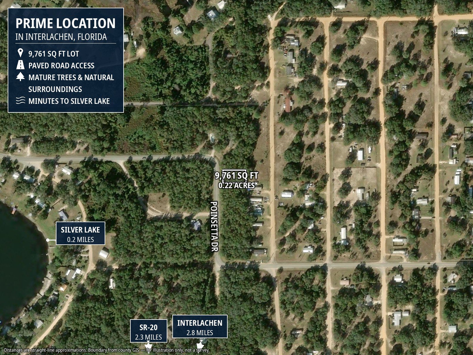 Lot for Fishing Access — Steps to Silver Lake