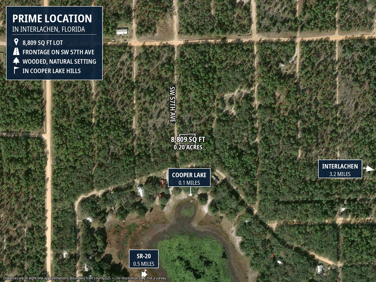 Lot for Flower Growing — Beside Cooper Lake