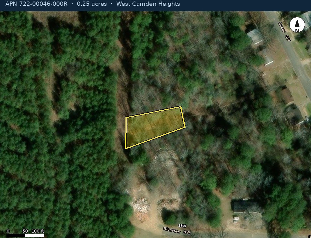 Lot for Vehicle Storage — Near Downtown Camden & the Ouachita River