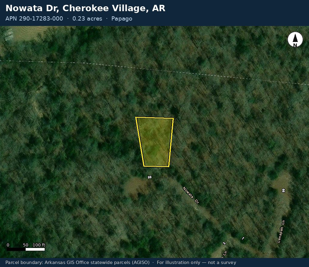 lot9-map Lot for Camping — Near Lake Omaha in Cherokee Village